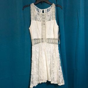 White lacy dress
